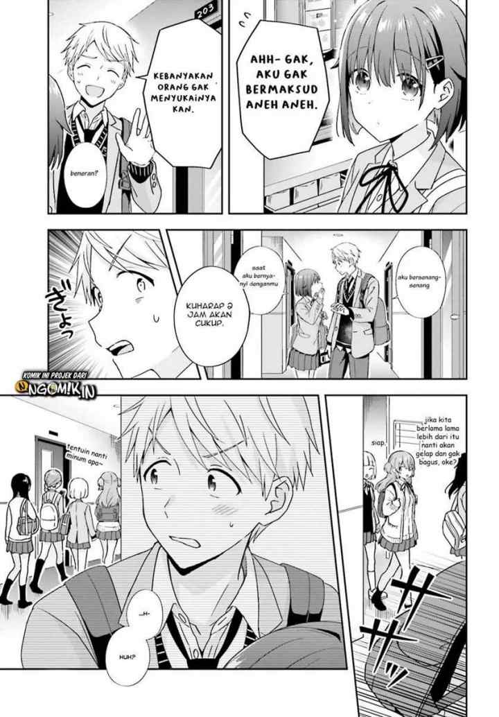 Koe no Chiisai Komori-san to Kuso Deka Oogoe no Oobayashi-kun chapter 18 halaman 4