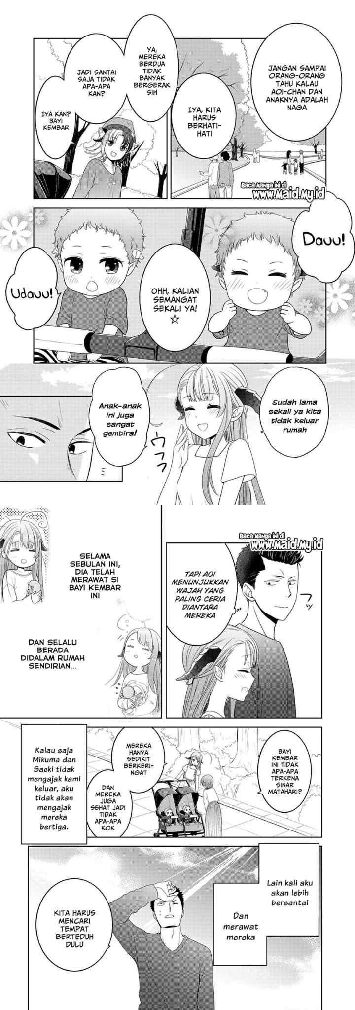 Kitaku Tochuu de Yome to Musume ga Dekita n dakedo Dragon datta chapter 11 halaman 5