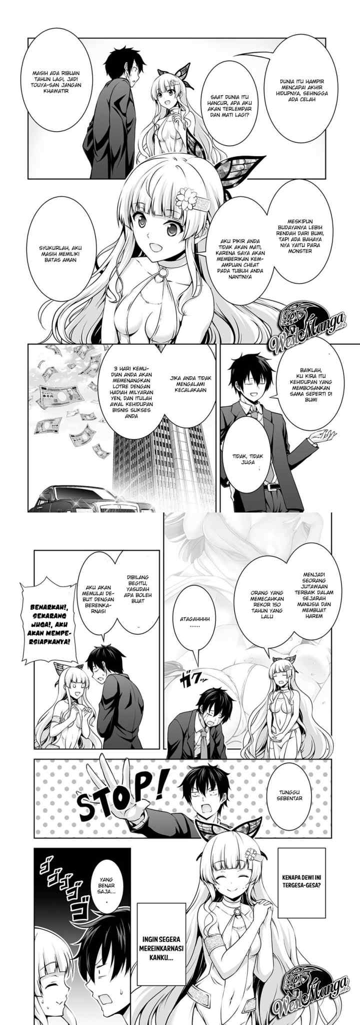 Kami No Techigai De Shindara Zumi De Isekai Ni Hourikomare Mashita chapter 1 halaman 7