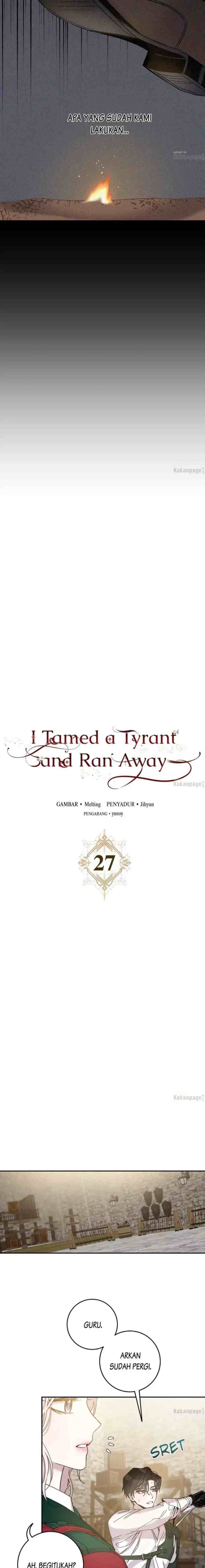 I Tamed a Tyrant and Ran Away chapter 27 halaman 5