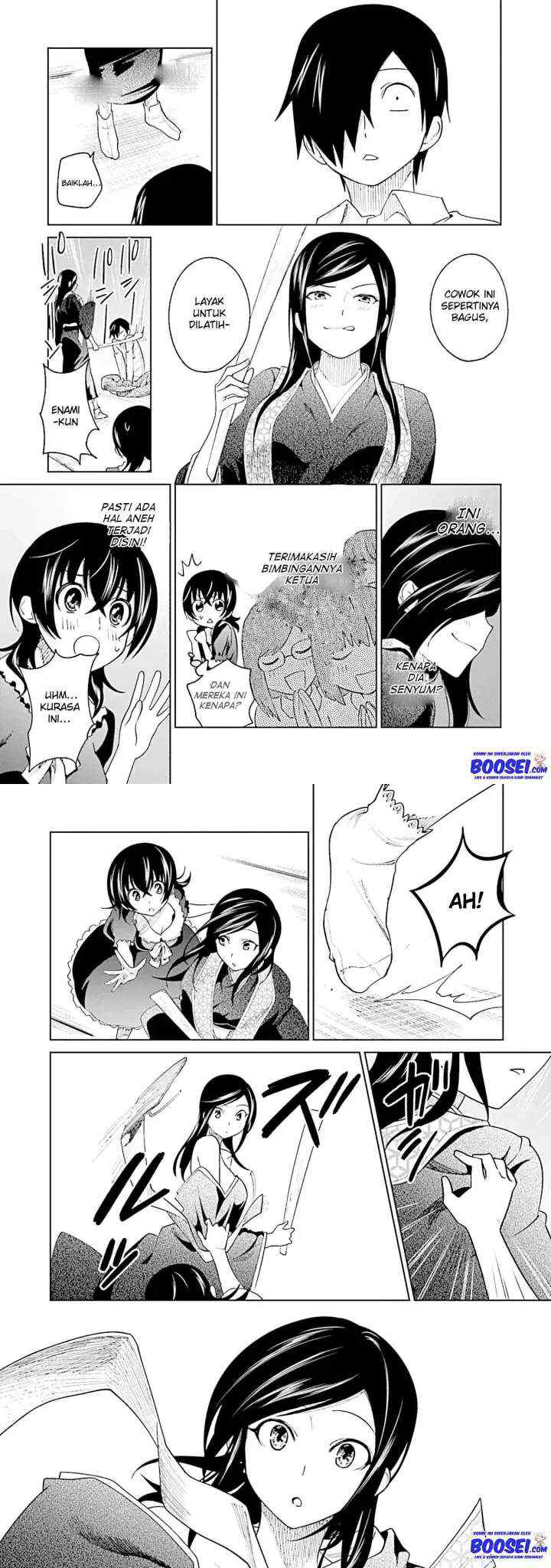 Enami-kun wa Ikiru no ga tsurai chapter 11 halaman 8