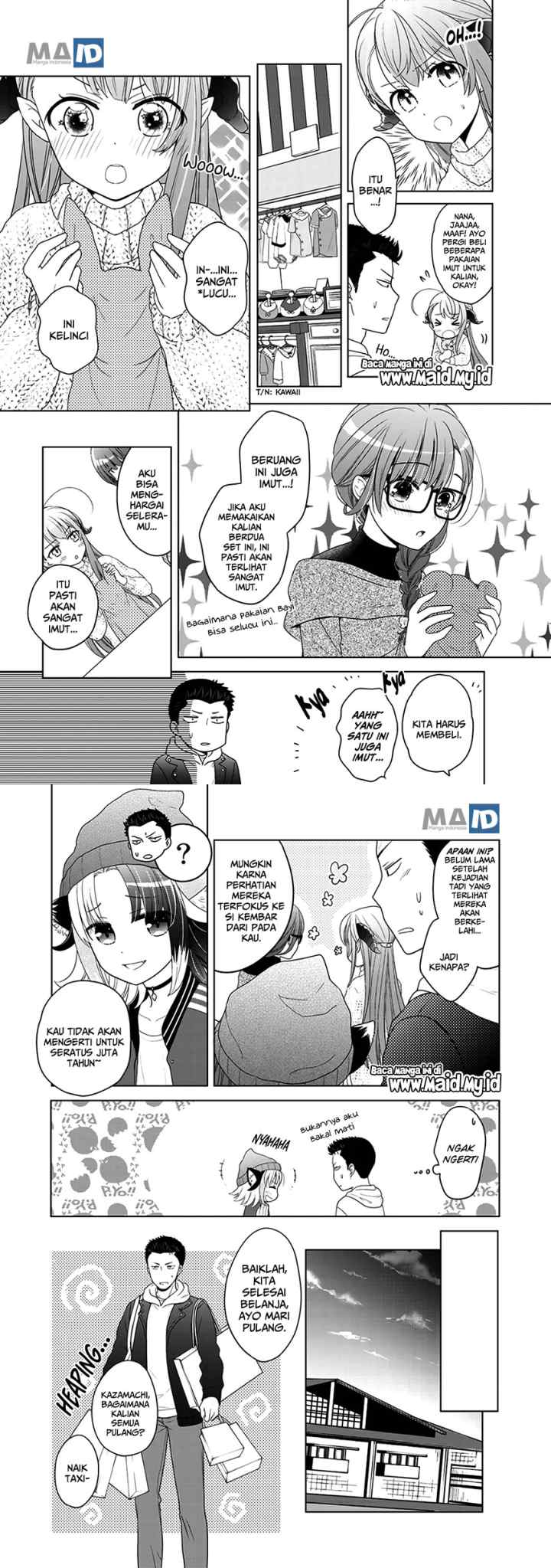 Kitaku Tochuu de Yome to Musume ga Dekita n dakedo Dragon datta chapter 7 halaman 4