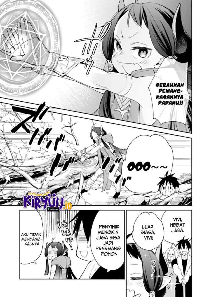 Saikyou no Madoshi. Hisa ni Ya wo Ukete Shimatta no de Inaka no Eihei ni Naru chapter 22.1 halaman 4