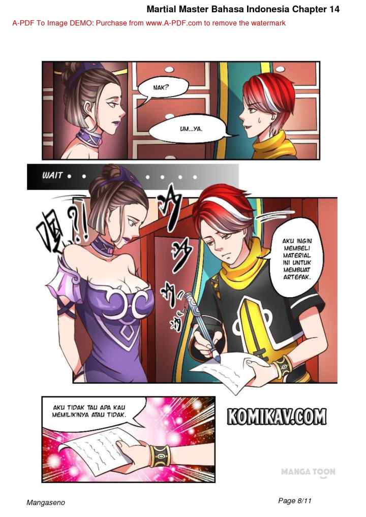 Martial Master chapter 14 halaman 8