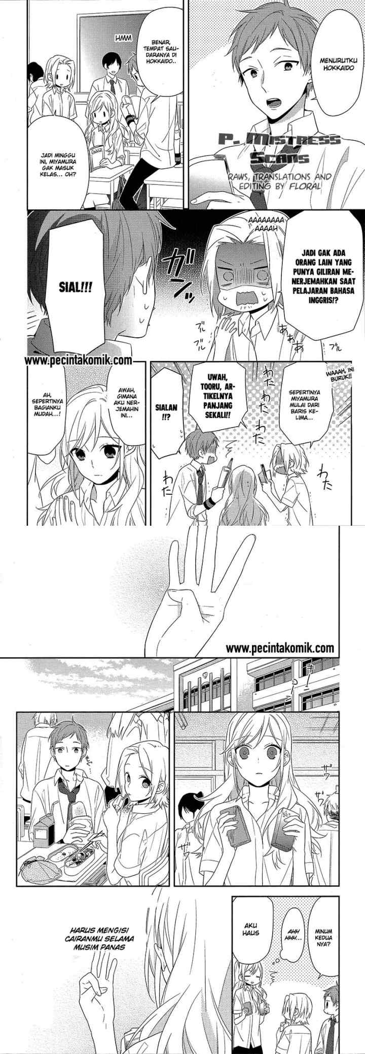 Horimiya chapter 34 halaman 4
