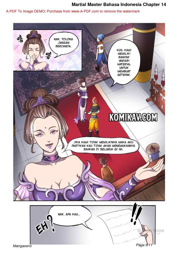 Martial Master chapter 14 halaman 9