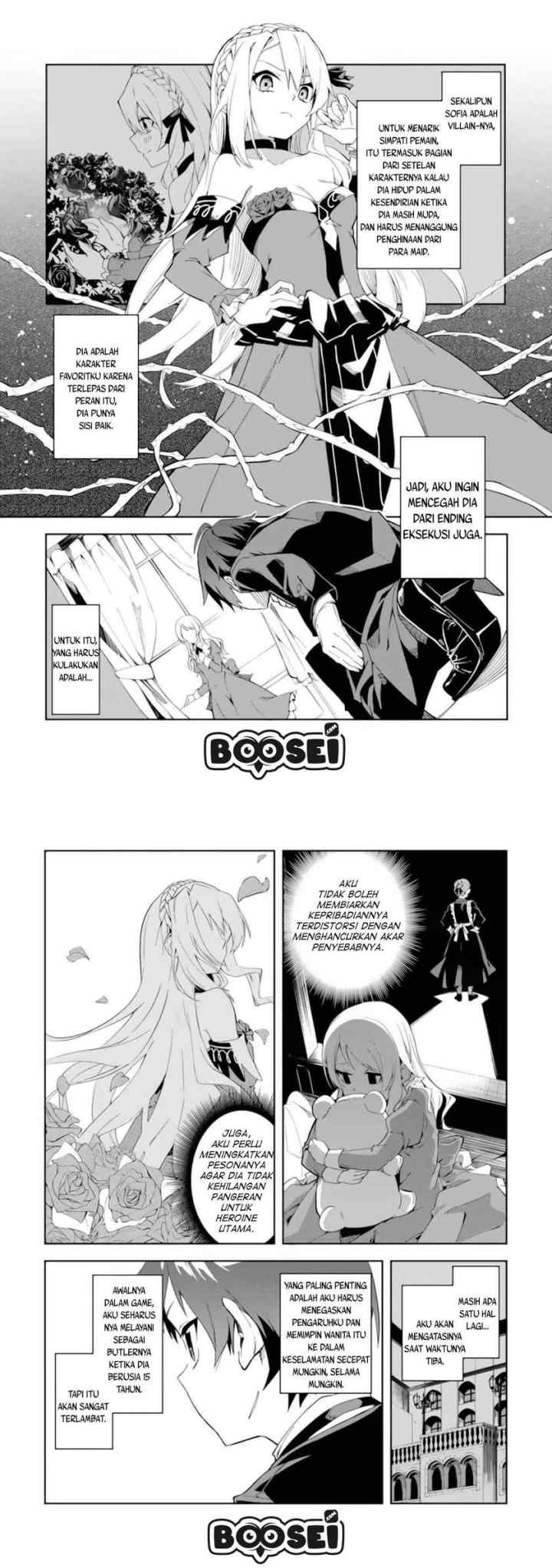 Akuyaku Reijou no Shitsuji-sama Hametsu Flag wa Ore ga Tsubusasete Itadakimasu chapter 1.1 halaman 4