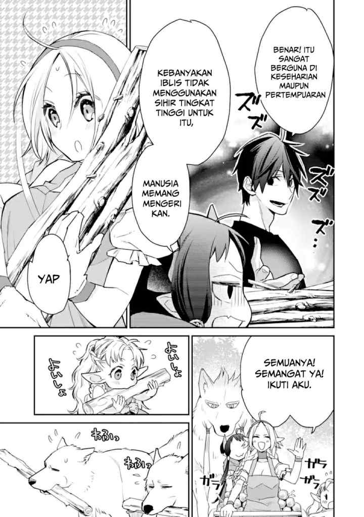 Saikyou no Madoshi. Hisa ni Ya wo Ukete Shimatta no de Inaka no Eihei ni Naru chapter 22.1 halaman 6