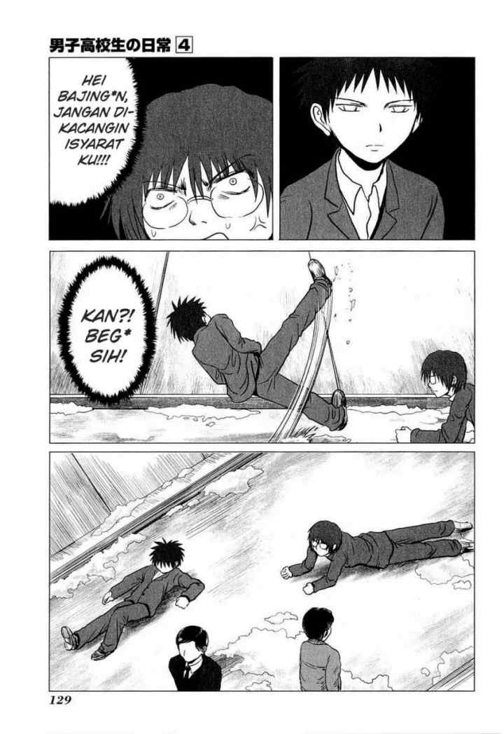 Danshi Koukousei no Nichijou chapter 66 halaman 8
