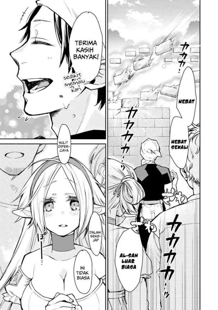 Saikyou no Madoshi. Hisa ni Ya wo Ukete Shimatta no de Inaka no Eihei ni Naru chapter 27.2 halaman 11
