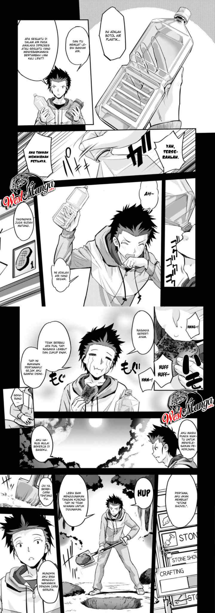 Craft Game no Nouryoku de Isekai Kouryaku!! chapter 1.2 halaman 9