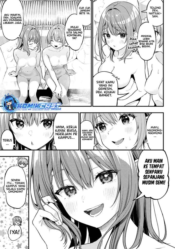 Kanojo ni Uwaki Sareteita Ore ga Koakuma na Kouhai ni Natsukarete Imasu chapter 22.5 halaman 4