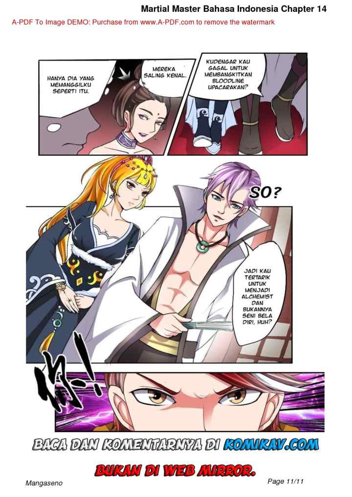 Martial Master chapter 14 halaman 11