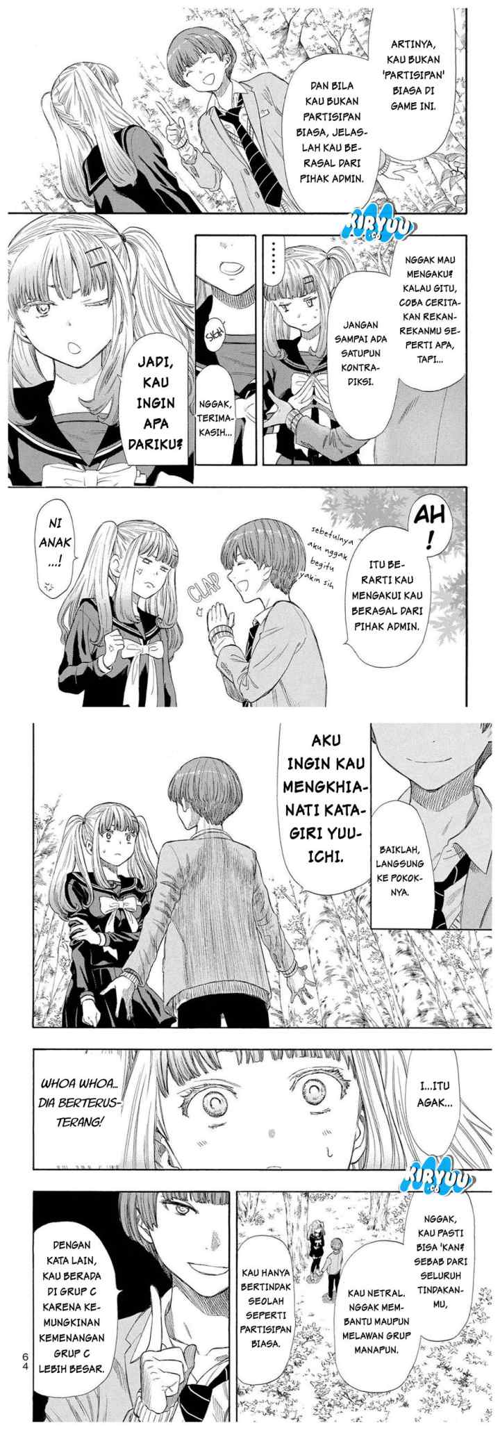 Tomodachi Game chapter 19 halaman 10