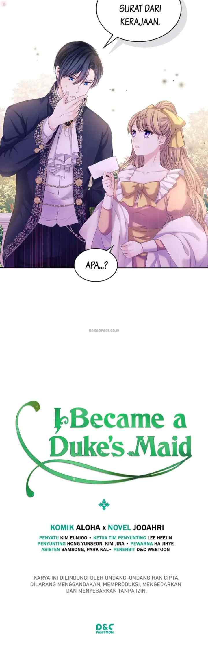 Sincerely: I Became a Duke's Maid chapter 62 halaman 19