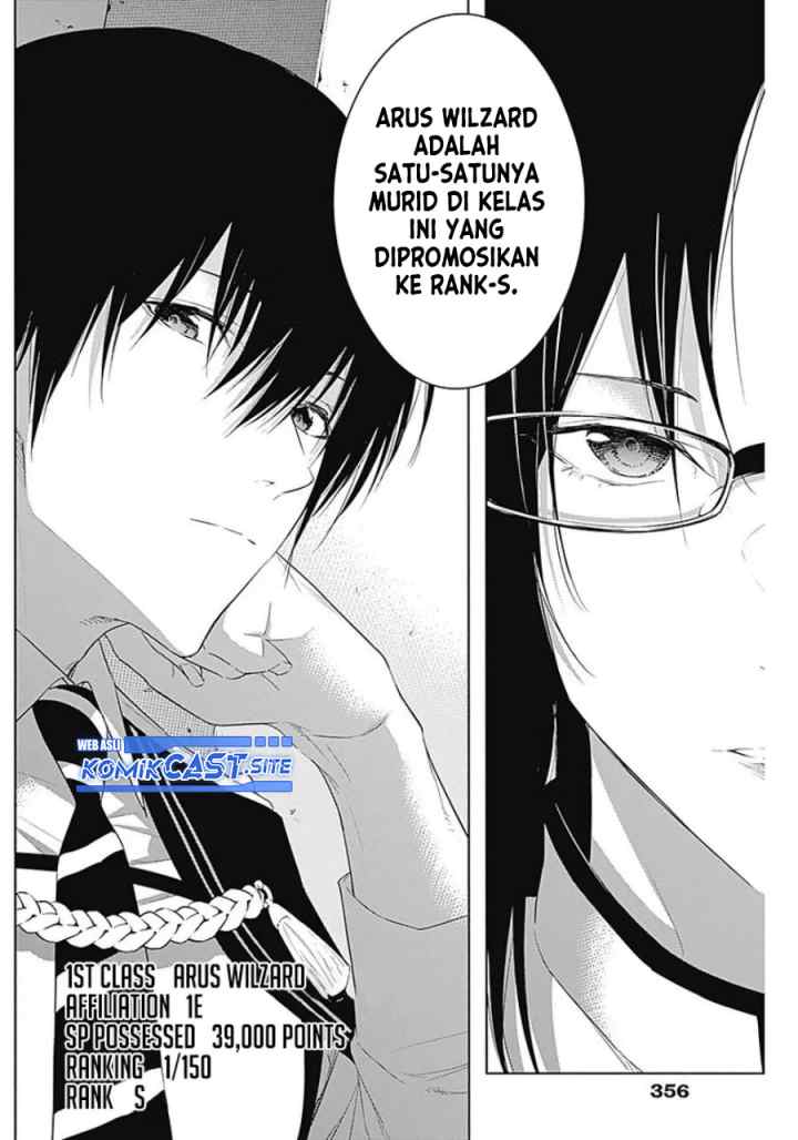 Ouritsu Mahou Gakuen no Saika Sei: Slum Agari no Saikyou Mahoushi, Kizoku darake no Gakuen de Musou suru chapter 57 halaman 7