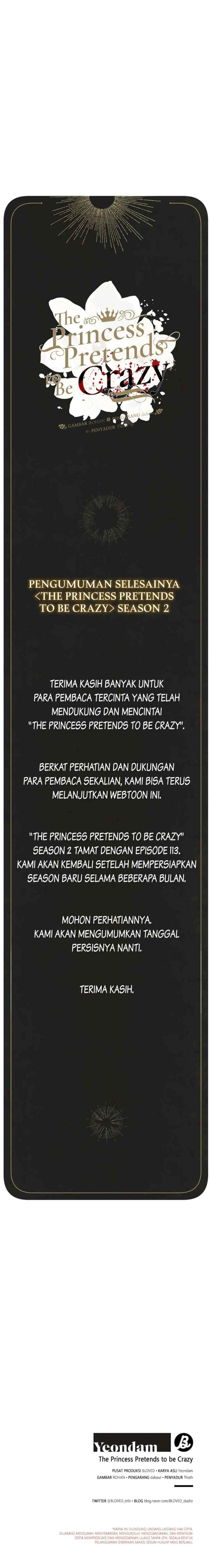 The Princess Pretends to Be Crazy chapter 113 halaman 19