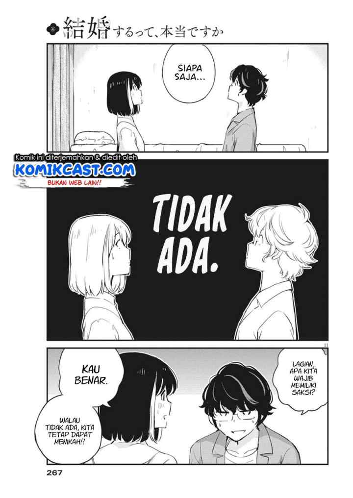 Kekkon Surutte, Hontou desu ka? chapter 53 halaman 12