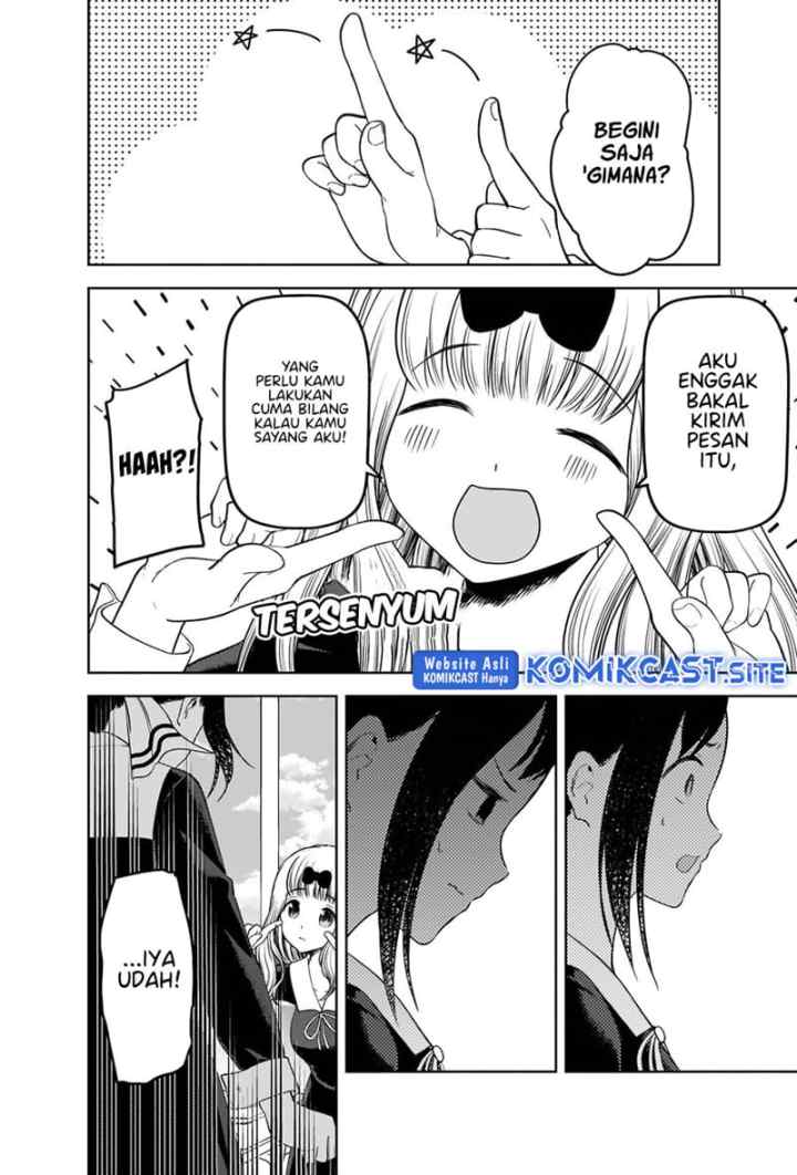 Kaguya-sama wa Kokurasetai: Tensai-tachi no Renai Zunousen chapter 279 halaman 15