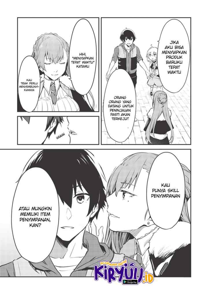 Itsudemo Jitaku ni Kaereru Ore wa, Isekai de Gyoushoujin o Hajimemashita chapter 14 halaman 7