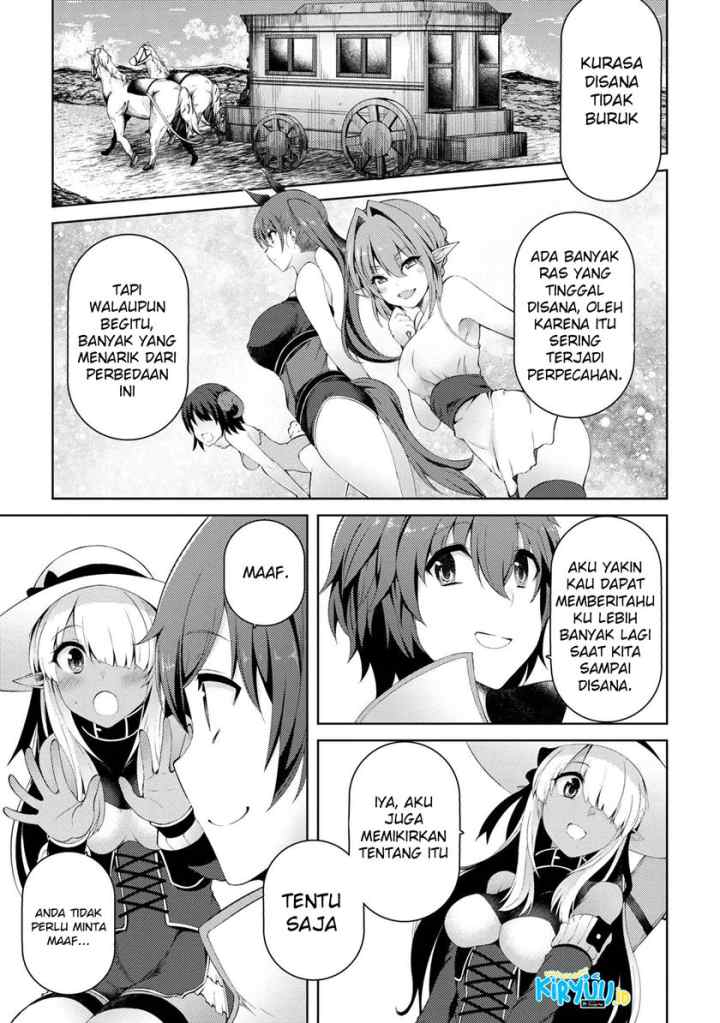Ie ga Moete Jinsei Dou Demo Yoku Natta kara, Nokotta Nakenashi no Kin de Dark Elf no Dorei o Katta chapter 6.1 halaman 14