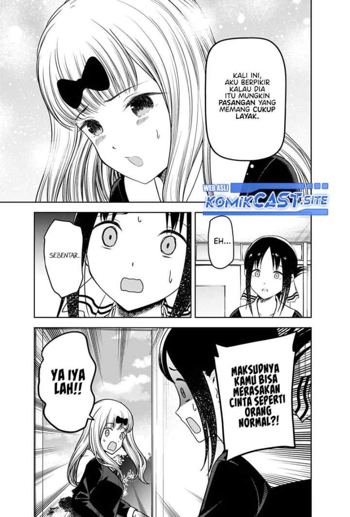 Kaguya-sama wa Kokurasetai: Tensai-tachi no Renai Zunousen chapter 279 halaman 6