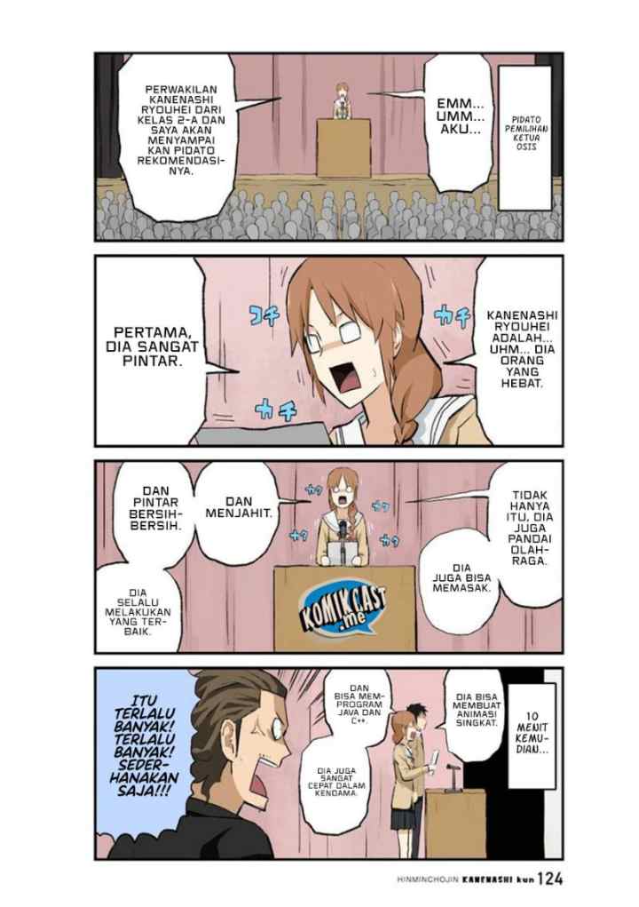 Hinmin Choujin Kanenashi-kun chapter 36 halaman 10