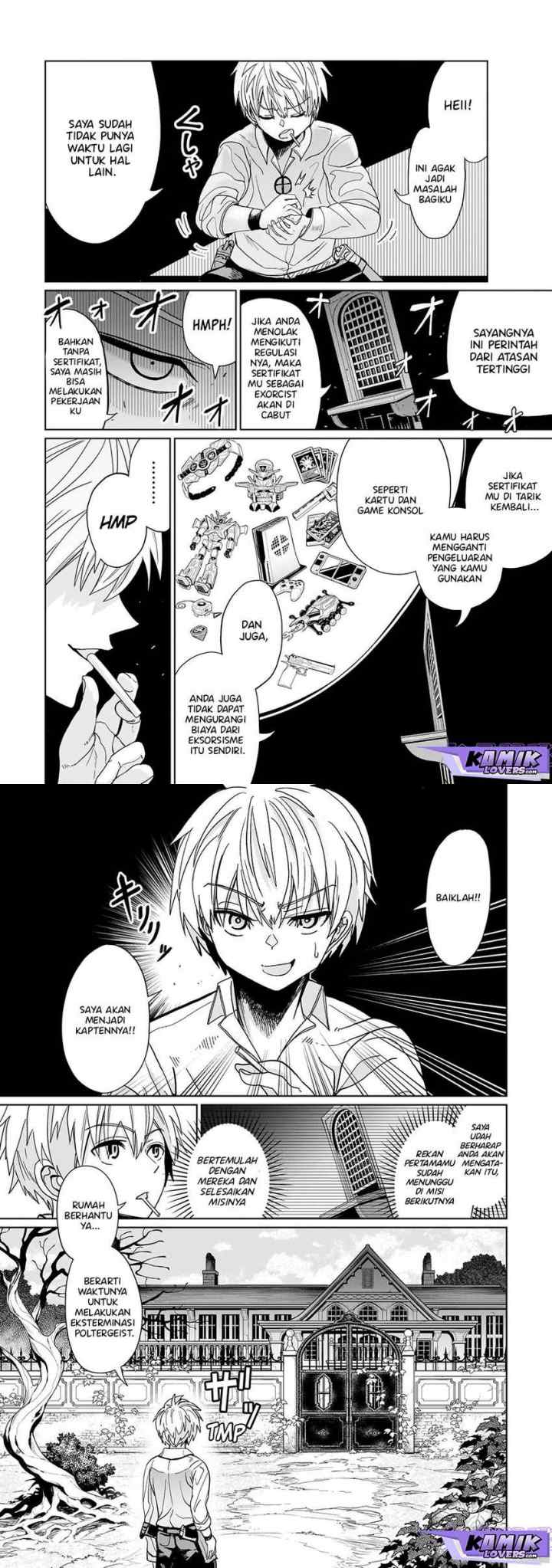 Exorcist wa Midara ni Aragau chapter 1.1 halaman 8