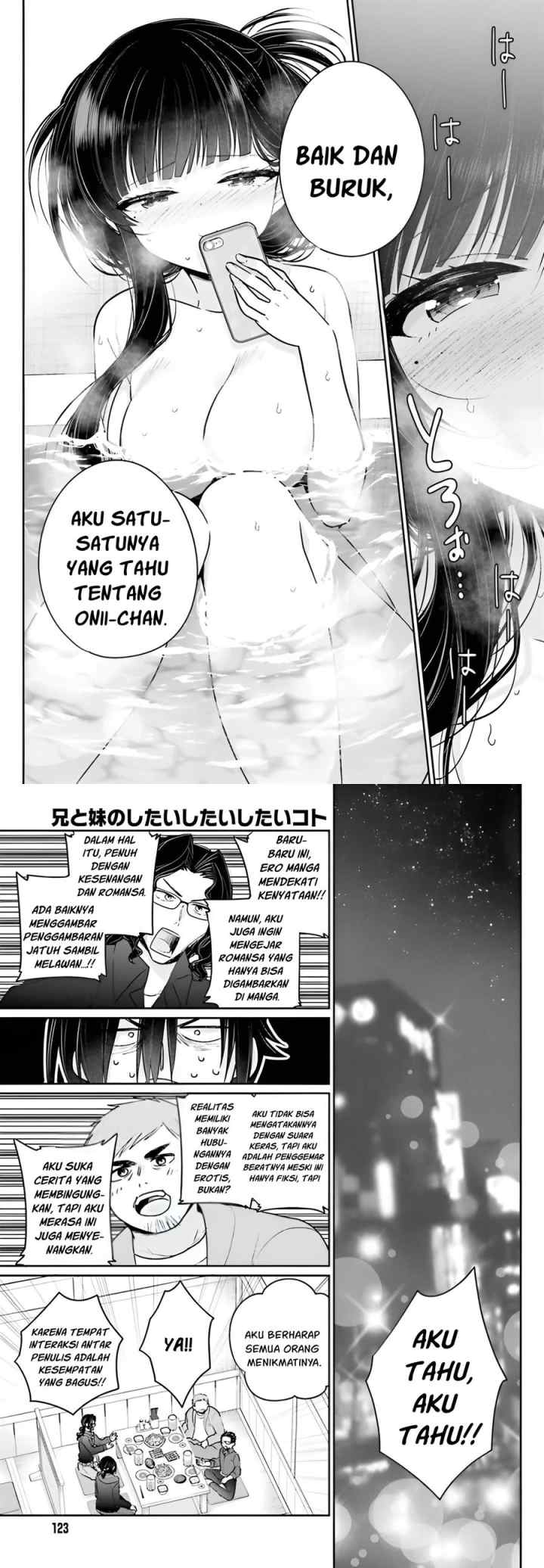 Ani to Imouto no Shitai Shitai Shitai Koto chapter 4 halaman 8