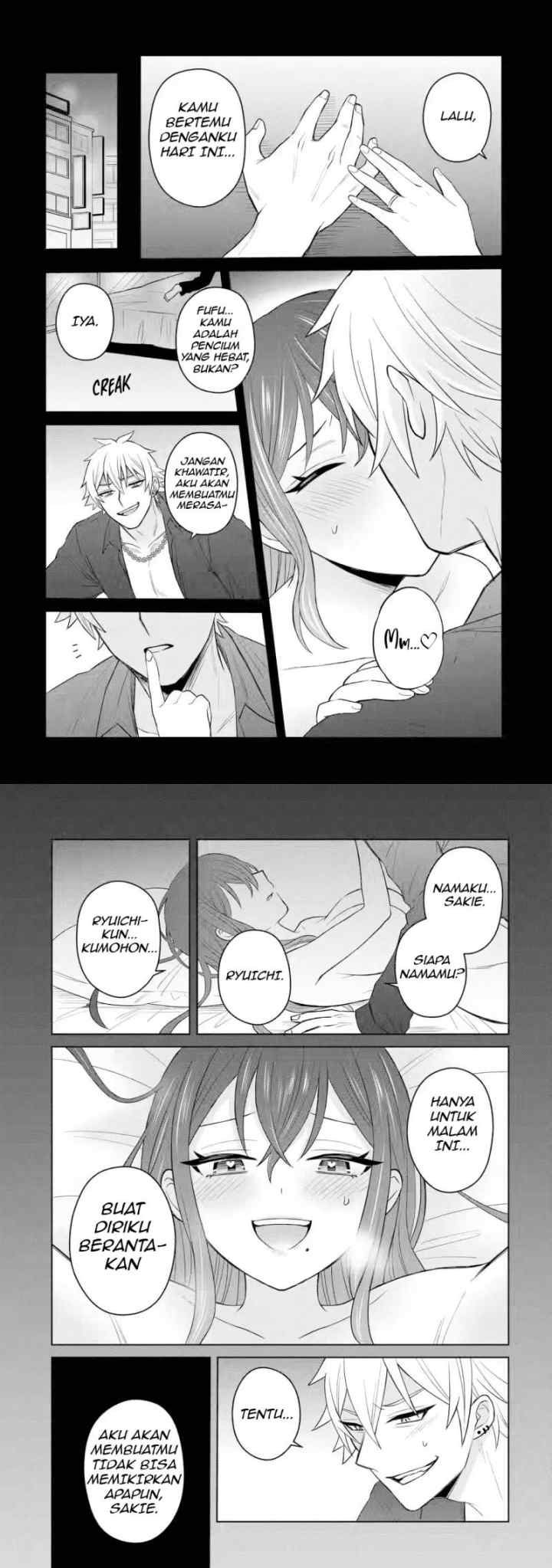 Netorare Manga no Kuzu Otoko ni Tensei Shita Hazu ga Heroine ga Yottekuru Ken chapter 4 halaman 10