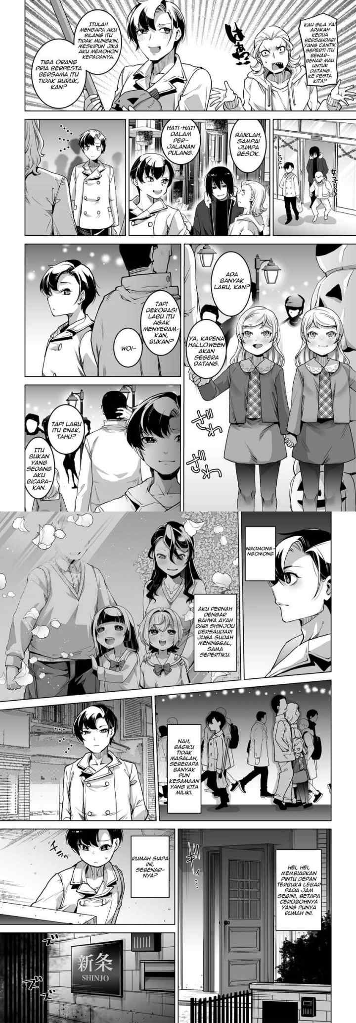 Otoko Girai na Bijin Shimai wo Namae mo Tsugezu ni Tasuketara Ittai Dounaru? chapter 1 halaman 5