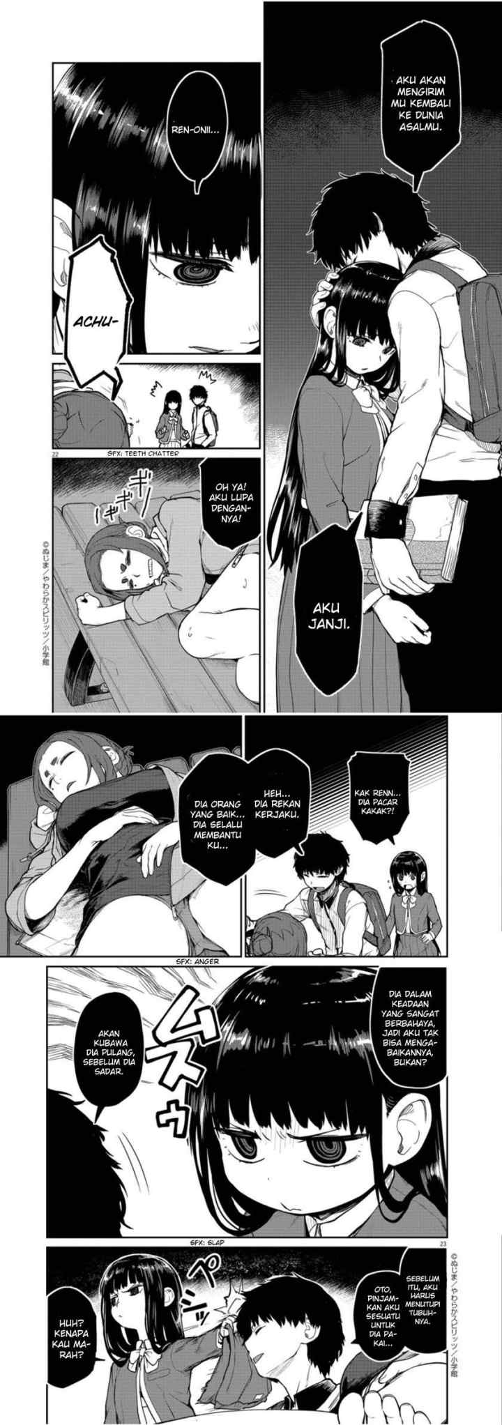 Kaii to Otome to Kamikakushi chapter 5 halaman 12