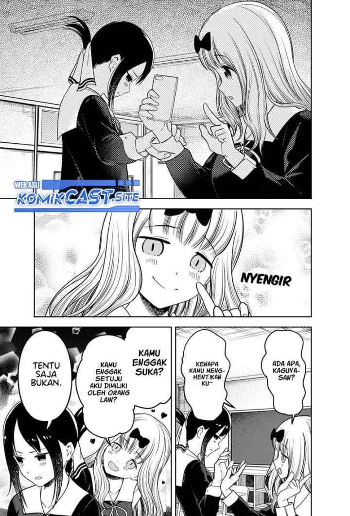 Kaguya-sama wa Kokurasetai: Tensai-tachi no Renai Zunousen chapter 279 halaman 14