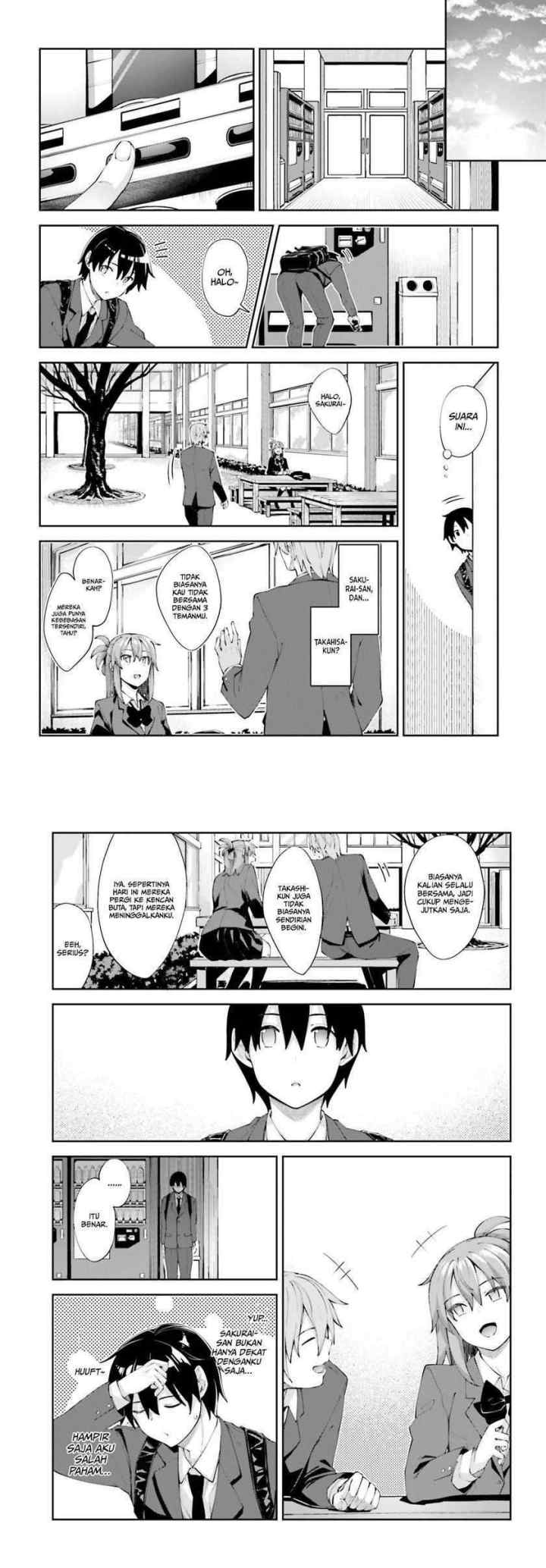 Sakurai-san Wants To Be Noticed chapter 16 halaman 4