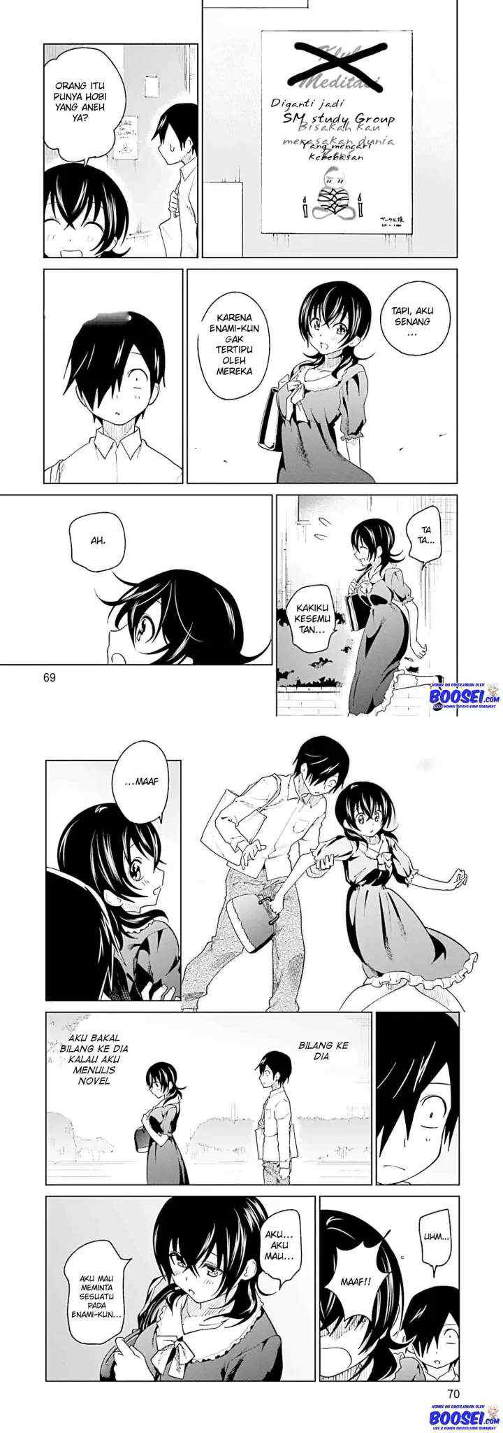 Enami-kun wa Ikiru no ga tsurai chapter 11 halaman 10
