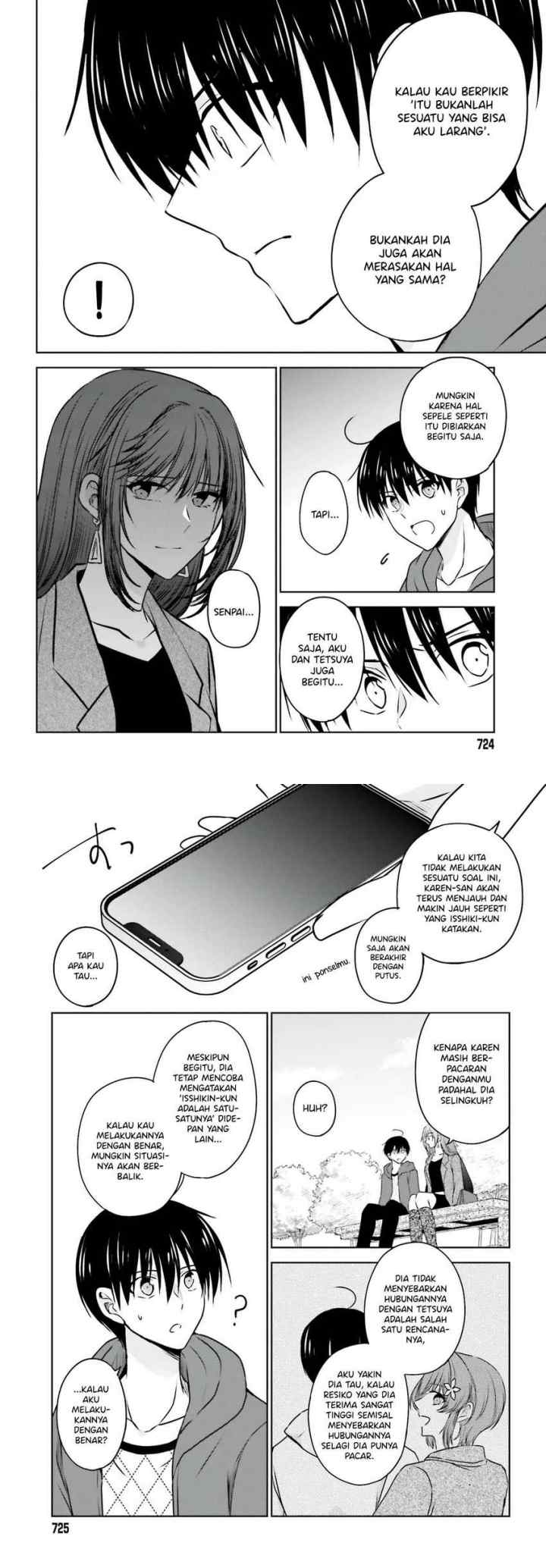 Kanojo ga Senpai ni NTR-reta node, Senpai no Kanojo wo NTR-masu chapter 5 halaman 7