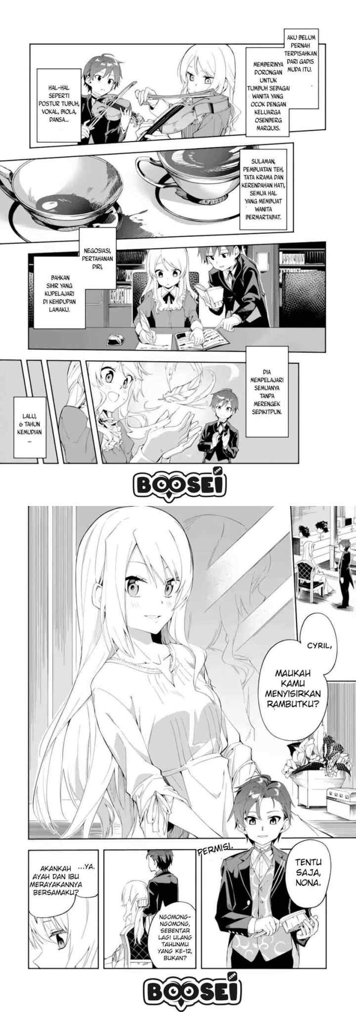 Akuyaku Reijou no Shitsuji-sama Hametsu Flag wa Ore ga Tsubusasete Itadakimasu chapter 1.1 halaman 11