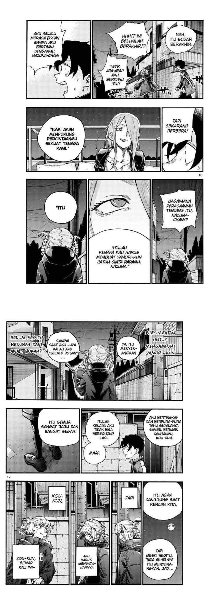 Yofukashi no Uta chapter 46 halaman 9