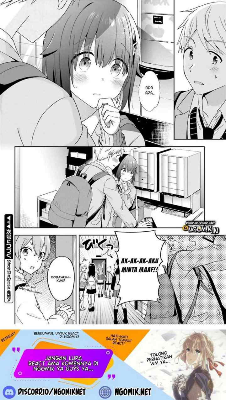 Koe no Chiisai Komori-san to Kuso Deka Oogoe no Oobayashi-kun chapter 18 halaman 5
