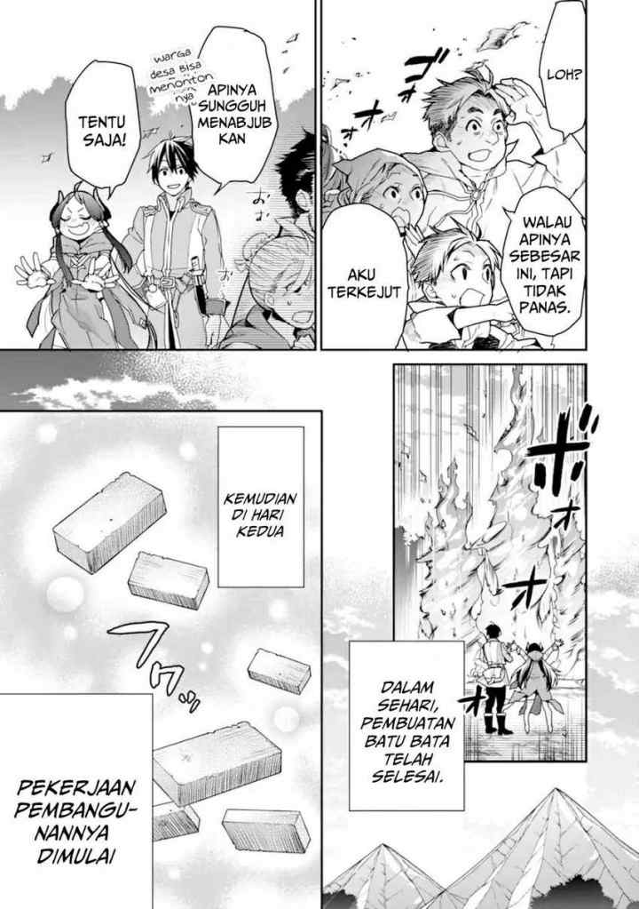 Saikyou no Madoshi. Hisa ni Ya wo Ukete Shimatta no de Inaka no Eihei ni Naru chapter 27.2 halaman 7
