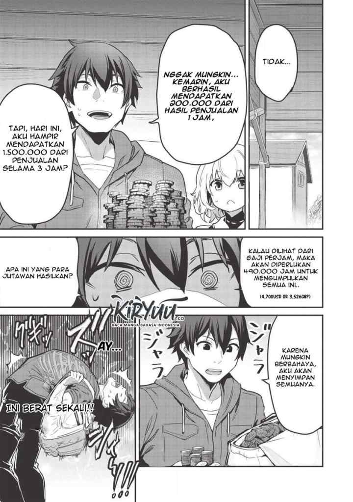Itsudemo Jitaku ni Kaereru Ore wa, Isekai de Gyoushoujin o Hajimemashita chapter 4 halaman 14