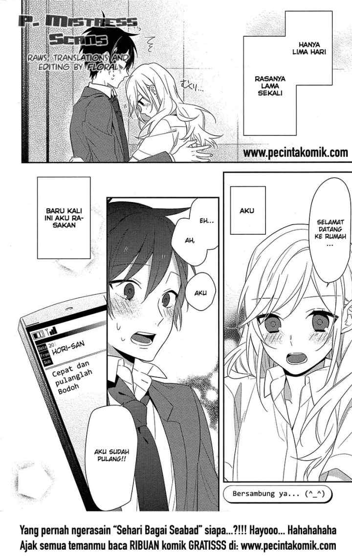 Horimiya chapter 34 halaman 12
