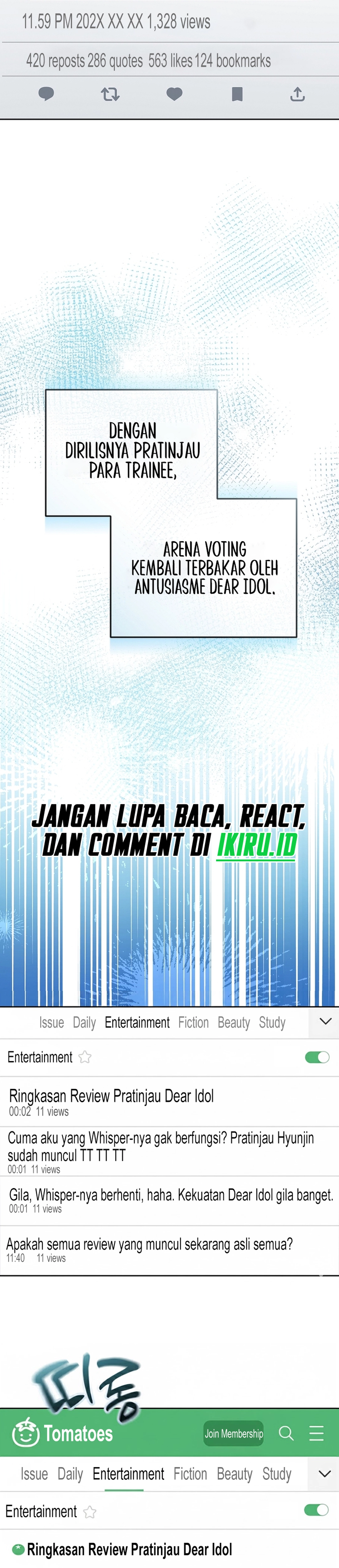The Lucky Plan of an Idol in His Second Life chapter 24 halaman 33
