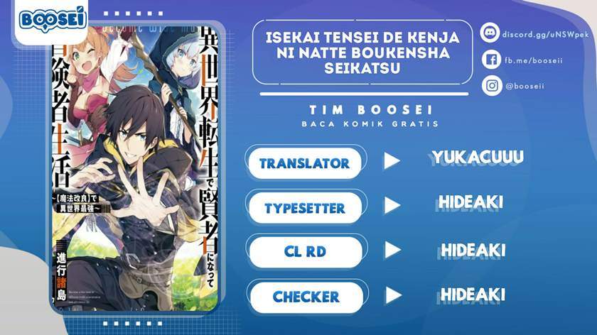 Komik Isekai Tensei de Kenja ni Natte Boukensha Seikatsu - [Mahou