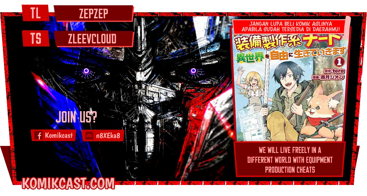 Komik Soubi Seisakukei Cheat de Isekai wo Jiyuu ni Ikiteikimasu Chapter