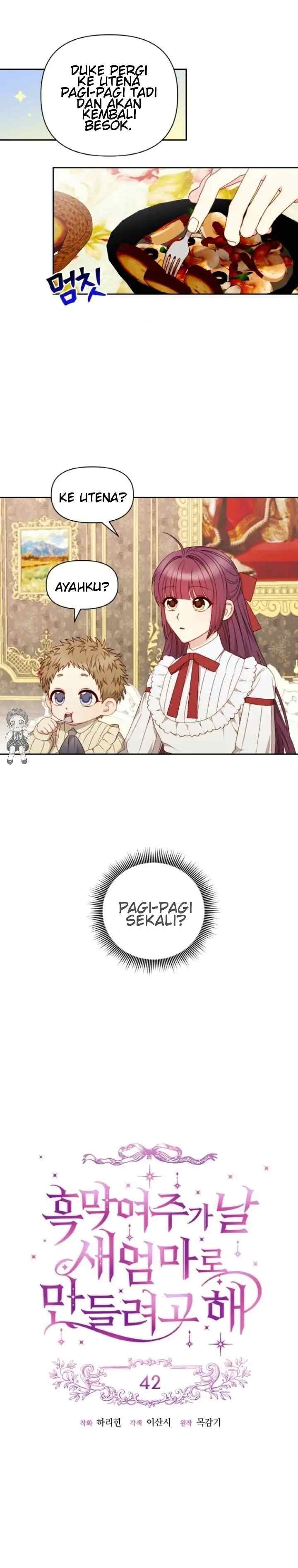 Tricked into Becoming the Heroine's Stepmother chapter 42 halaman 5