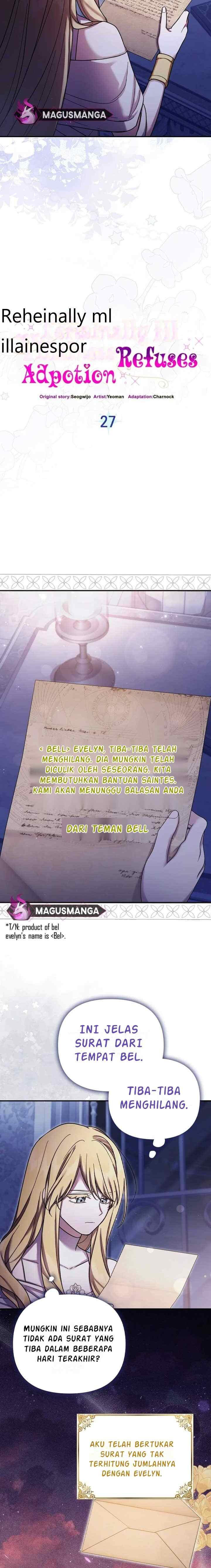 A Terminally Ill Villainess Refuses To Be Adopted chapter 28 halaman 6