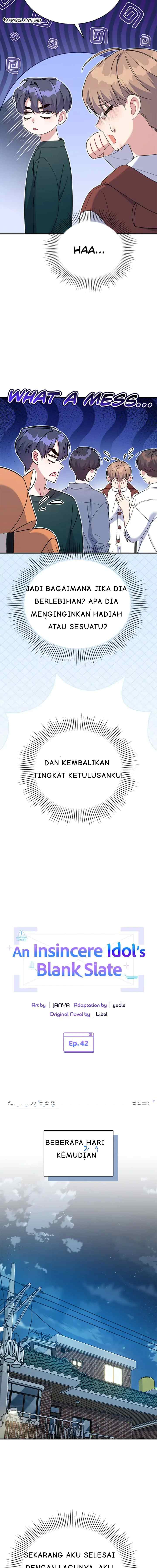 An Insincere Idol's Blank Slate chapter 42 halaman 17