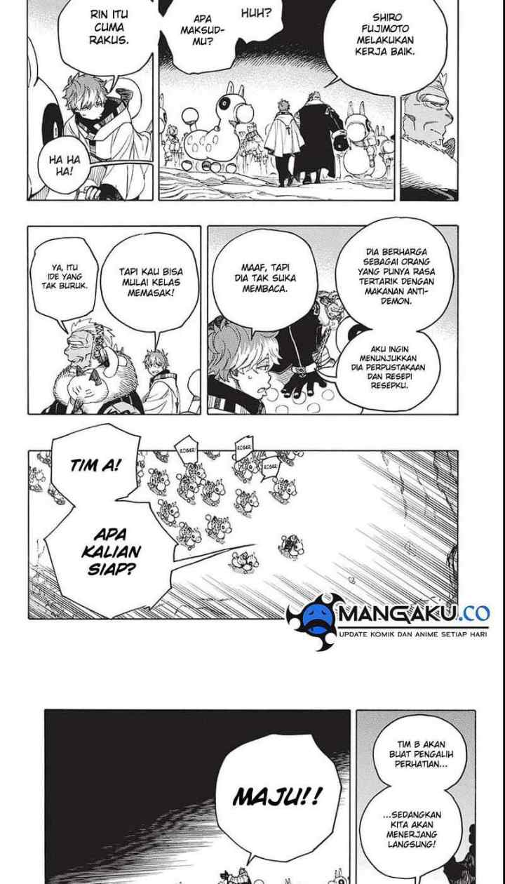 Ao No Exorcist chapter 146.1 halaman 8