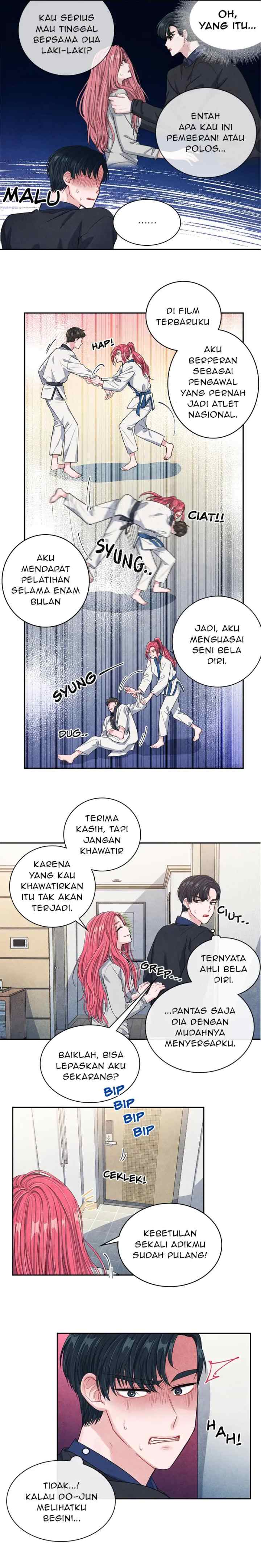 Backstage Kiss Scene chapter 4 halaman 8
